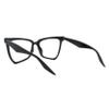 PASTL Blue Light Filtering Lens Glasses Geometric Irregular Square Frame UV Black view 3