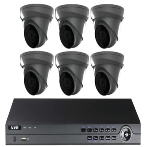 8Channel Includes Six 4MP Turrets Security Camera IP KIT (BCS224-XD/U-G)