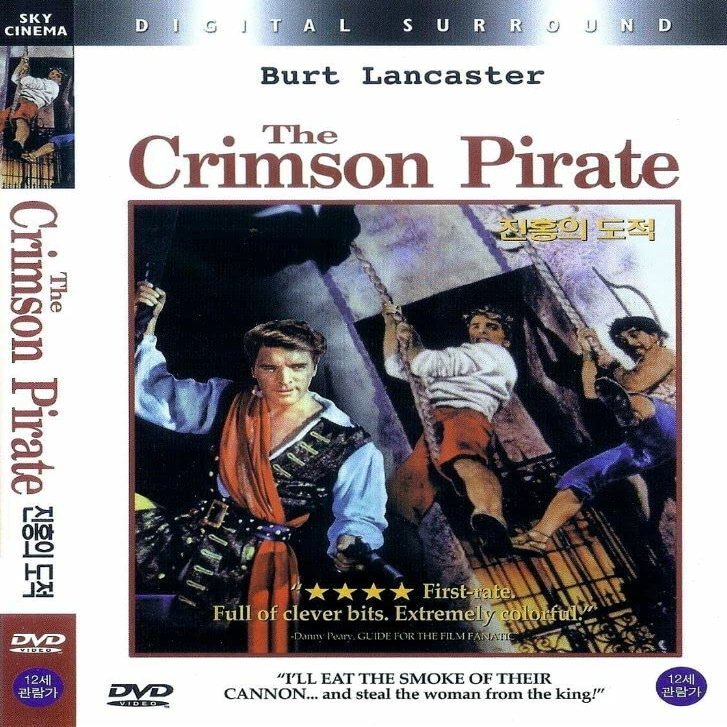 The Crimson Pirate (1952) DVD Burt Lancaster