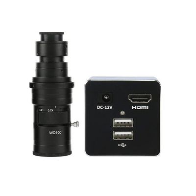 5.0MP HD 1080P Phone PCB Soldering Measurement Video Microscope Camera & 200X C-Mount Lens