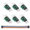 6PCS AM312 Mini Sensor Module Infrared Motion Automatic Detector DC 2.7 to 12V with 10pin Wire for Arduino view 1