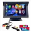 Car Screen Smart Display Stereo for 12V 24V Truck Van 7'' IPS Touch Screen Wireless Carplay Android Auto Bluetooth 5.0 Hands Free Mirror Link for Android/iOS with Camera view 1