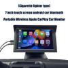 Car Screen Smart Display Stereo for 12V 24V Truck Van 7'' IPS Touch Screen Wireless Carplay Android Auto Bluetooth 5.0 Hands Free Mirror Link for Android/iOS with Camera view 2