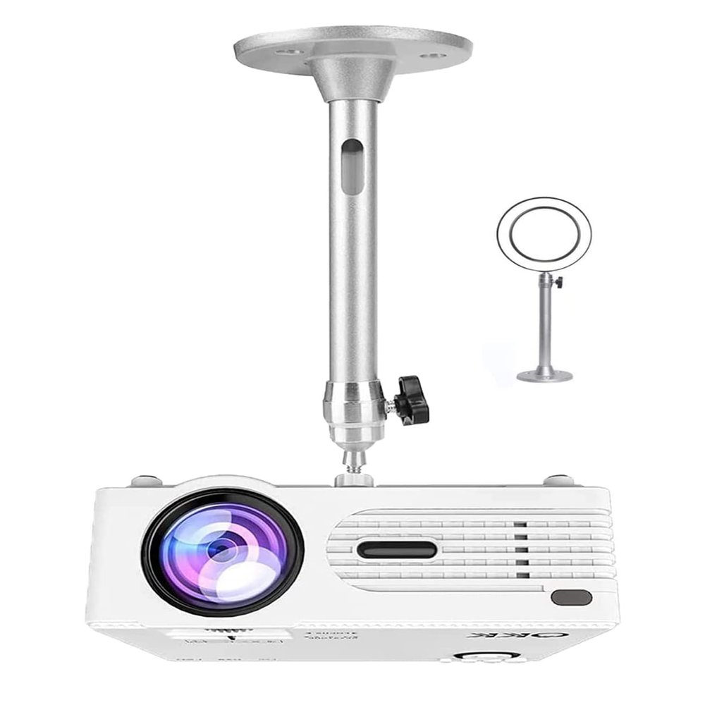 2-Be-Best Universal Mini Projector Mount Ceiling Mount with 360 Rotation and 180 Tilt for Home Theater, Office, Camera, LED Light