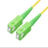 SpeedyFiberTX 1-Pack 100 Meter SC/A to SC/A 3.0mm Simplex Yellow Riser OFNR Fiber Patch Cable, Premium SC Connector ( 0.15dB), Corning SMF-28 Singlemode 9/125um Ultra Fiber, OS1/OS2 Compatible view 1