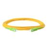 SpeedyFiberTX 1-Pack 100 Meter SC/A to SC/A 3.0mm Simplex Yellow Riser OFNR Fiber Patch Cable, Premium SC Connector ( 0.15dB), Corning SMF-28 Singlemode 9/125um Ultra Fiber, OS1/OS2 Compatible view 2