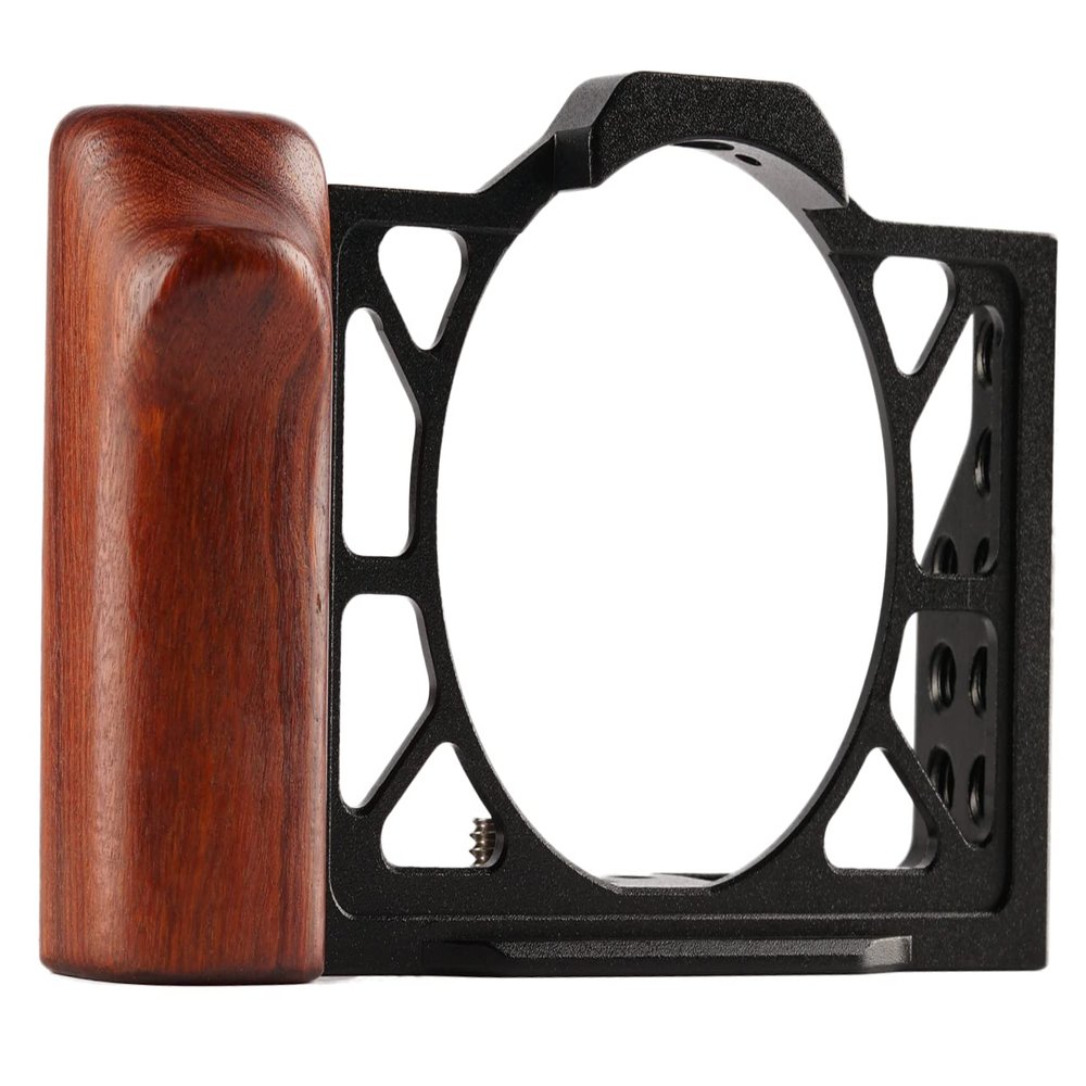 WEPOTO RX100M7/RX100M6 cage Enhanced Grip to Protect Camera from wear for Sony RX100M7/RX100M6/RX100VI/RX100VII Camera -O-RX100M7-R