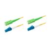 SpeedyFiberTX 2-Pack 35 Meter SC/APC to LC/UPC 3.0mm Simplex Yellow Riser OFNR Fiber Patch Cable, Corning SMF-28 Singlemode 9/125um OS1/OS2 Compatible Ultra Optical Fiber view 1