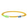 SpeedyFiberTX 2-Pack 35 Meter SC/APC to LC/UPC 3.0mm Simplex Yellow Riser OFNR Fiber Patch Cable, Corning SMF-28 Singlemode 9/125um OS1/OS2 Compatible Ultra Optical Fiber view 2