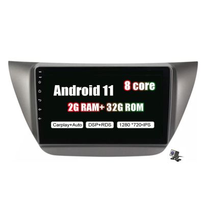 Double Din Car Radio with 9 inch Touch Screen DVD Multimedia Player for Lancer IX 2006 2007 2008 2009 2010 Android 11 WiFi BT Carplay RDS DSP GPS Car Stereo