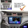 Double Din Car Radio with 9 inch Touch Screen DVD Multimedia Player for Lancer IX 2006 2007 2008 2009 2010 Android 11 WiFi BT Carplay RDS DSP GPS Car Stereo view 2