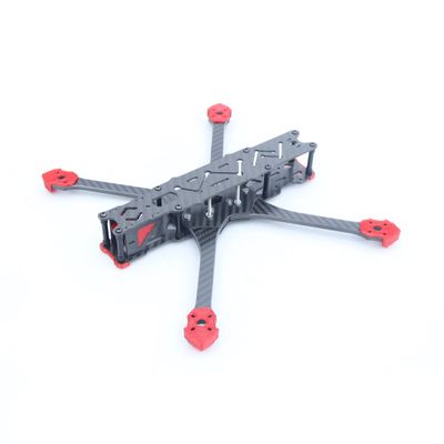 QWinOut xy-7 RC Frame Kit 7inch Long-Range 285mm Wheelbase Carbon Fiber Crossing Aircraft Drone Rack (Frame with Protected Pads)