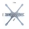 QWinOut xy-7 RC Frame Kit 7inch Long-Range 285mm Wheelbase Carbon Fiber Crossing Aircraft Drone Rack (Frame with Protected Pads) view 4
