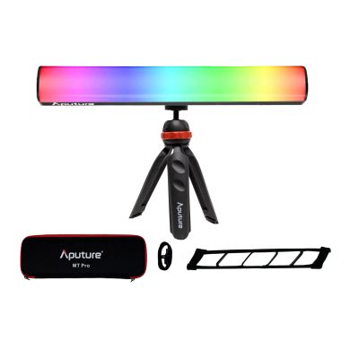Aputure MT Pro RGBWW Mini LED Tube Pixel-Mappable 7.5W 2000K-10000K SidusLink App Control Light Wand Stick with Grid for YouTube, TikTok Video