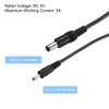 MECCANIXITY DC Extension Cable 5.5x2.1mm Male to 3.5x1.35mm Male Power Extension Wire Plug 100cm Cord for LED Strip Camera CCTV, Black Pack of 2 view 3