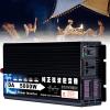 BEZAX Pure Sine Wave Inverter 3000W 4000W 5000W Power Voltage Converter DC 12V/24V/48V/60V/72V to AC 110V 220V Transformer with Socket & LCD Display for Truck/RV Power Converter Car,5000W-72Vto220V view 1