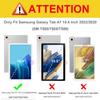YBFJCE Case for Samsung Galaxy Tab A7 10.4 Inch 2020, Slim Stand Shell Protective Case with Pencil Holder, Premium PU Leather Folio Cover for Samsung Galaxy Tab A7 2020(SM-T500/T505/T507), Purple view 2