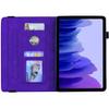 YBFJCE Case for Samsung Galaxy Tab A7 10.4 Inch 2020, Slim Stand Shell Protective Case with Pencil Holder, Premium PU Leather Folio Cover for Samsung Galaxy Tab A7 2020(SM-T500/T505/T507), Purple view 3