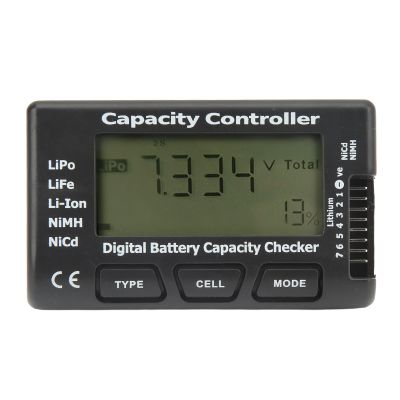Digital Battery Capacity Checker, Smart Testing Battery Capacity Controller with LCD, Protable Voltage Tester Battery Testers for Li Ion NiCd NiMH