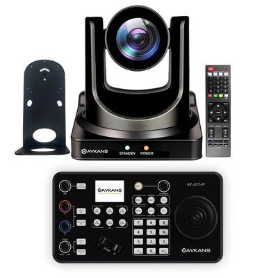 AVKANS 20X SDI PTZ Camera with IP Joystick Controller Kits for Live Streaming