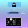 AVKANS 20X SDI PTZ Camera with IP Joystick Controller Kits for Live Streaming view 4