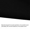 MECCANIXITY Speaker Grill Cloth 40 x 55 Inch Stereo Mesh Fabric Protective Dustproof Cloth for Home Speaker Repair Black view 4