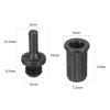 MECCANIXITY Speaker Grill Guides Plastic Black Dia 6mm for Speaker Parts Accessories Pack of 12 view 2