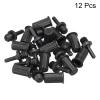 MECCANIXITY Speaker Grill Guides Plastic Black Dia 6mm for Speaker Parts Accessories Pack of 12 view 3
