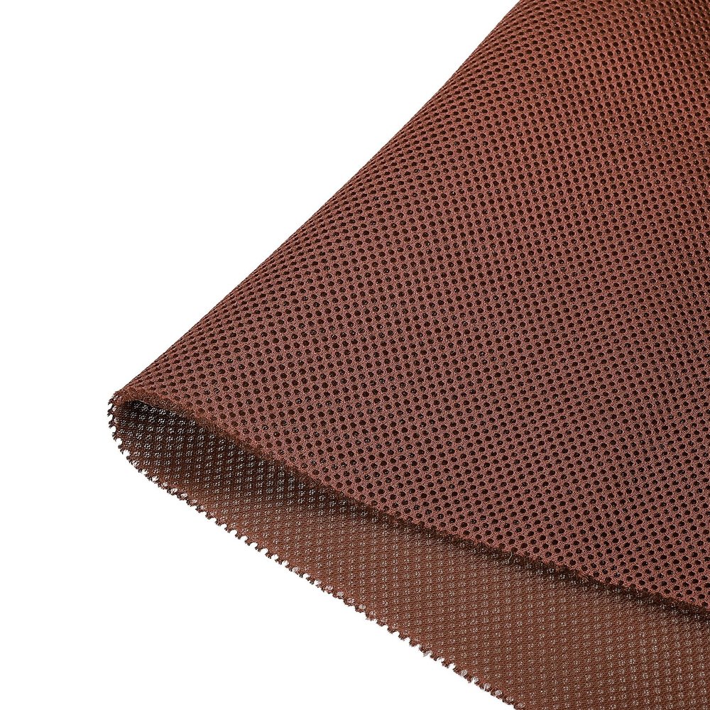 MECCANIXITY Speaker Grill Cloth 20 x 55 Inch Stereo Mesh Fabric Protective Dustproof Cloth for Home Speaker Repair Brown