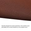 MECCANIXITY Speaker Grill Cloth 20 x 55 Inch Stereo Mesh Fabric Protective Dustproof Cloth for Home Speaker Repair Brown view 4