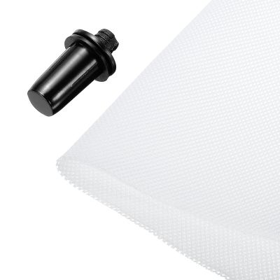 MECCANIXITY Speaker Grill Cloth 20 x 63 Inch Stereo Mesh Fabric Protective Dustproof Cloth with Speaker Grill Guides Peg for Home Speaker Repair White