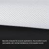 MECCANIXITY Speaker Grill Cloth 20 x 63 Inch Stereo Mesh Fabric Protective Dustproof Cloth with Speaker Grill Guides Peg for Home Speaker Repair White view 4