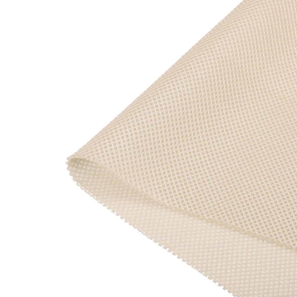 MECCANIXITY Speaker Grill Cloth 20 x 55 Inch Stereo Mesh Fabric Protective Dustproof Cloth for Home Speaker Repair Beige