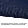 MECCANIXITY Speaker Grill Cloth 40 x 55 Inch Stereo Mesh Fabric Protective Dustproof Cloth for Home Speaker Repair Navy Blue view 4