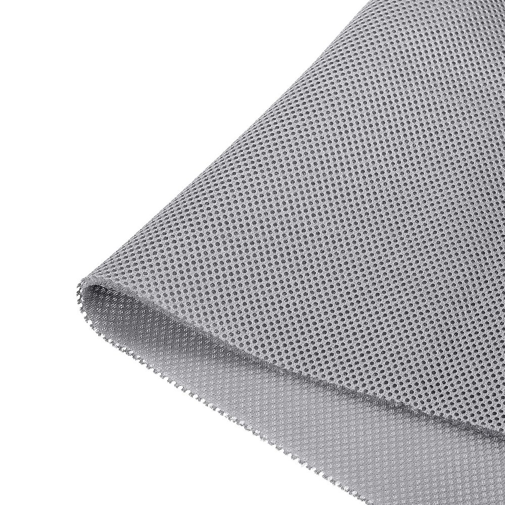 MECCANIXITY Speaker Grill Cloth 40 x 55 Inch Stereo Mesh Fabric Protective Dustproof Cloth for Home Speaker Repair Light Grey