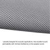 MECCANIXITY Speaker Grill Cloth 40 x 55 Inch Stereo Mesh Fabric Protective Dustproof Cloth for Home Speaker Repair Light Grey view 4