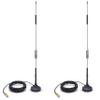 Proxicast 4G/5G External Magnetic Antenna - 7 dBi Loaded Coil with SMA & TS9 Connectors Compatible with AT&T Nighthawk, Verizon Jetpack, Cradlepoint, Pepwave, MoFi, Digi, Sierra (ANT-124-95G-2PK) view 1