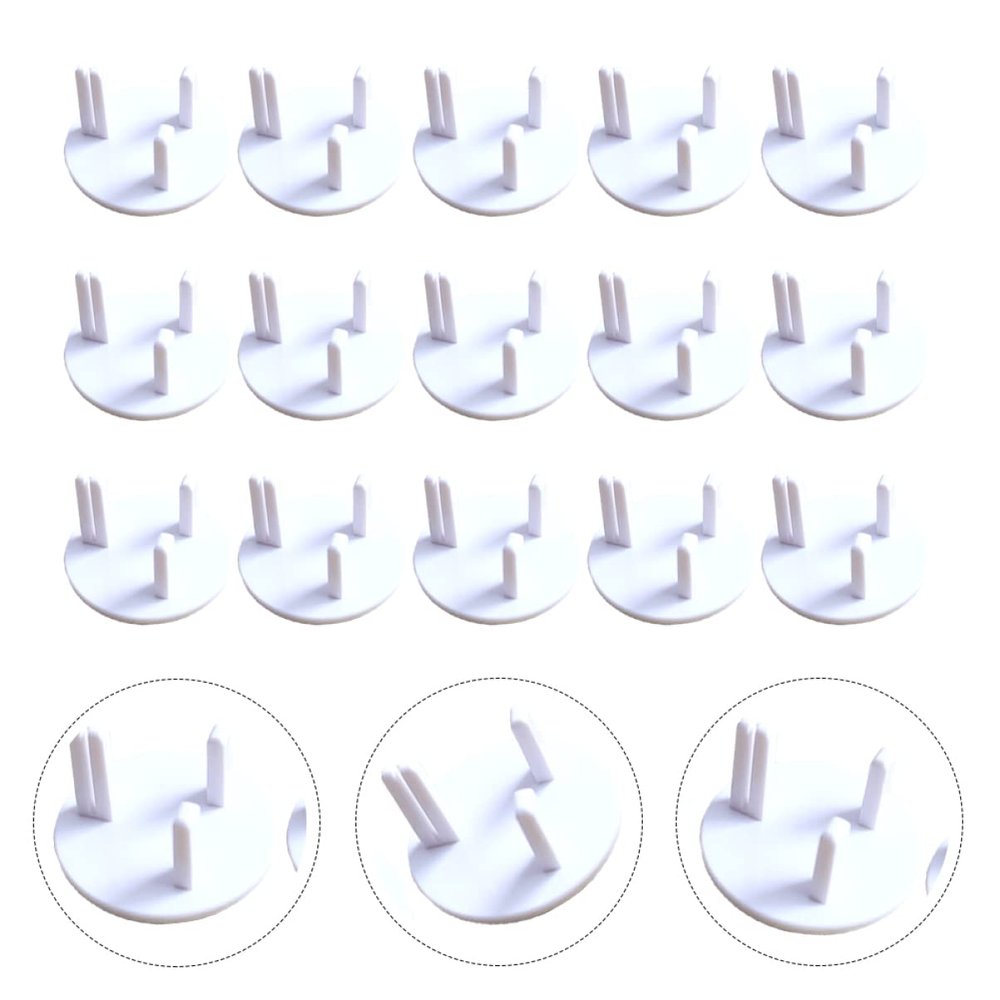 15pcs Children Protection Socket Covers Home Socket Covers Childproof Anti-Shock