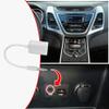 Joyzan USB to Aux Audio Adapter, 3.5mm Only Used Car Player Male Jack Plug to Female Converter Auxiliary Cord Cable Devices System Stereo Only Suitable for Connection of Car Audio and External U Disk view 3