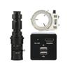 5.0MP HD 1080P Phone PCB Soldering Measurement Video Microscope Camera & 500X C-Mount Lens Whit 56-LED Adjustable Ring Light view 1