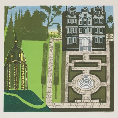 Edward Bawden : THE QUEEN'S GARDEN : Archival Quality Art Print