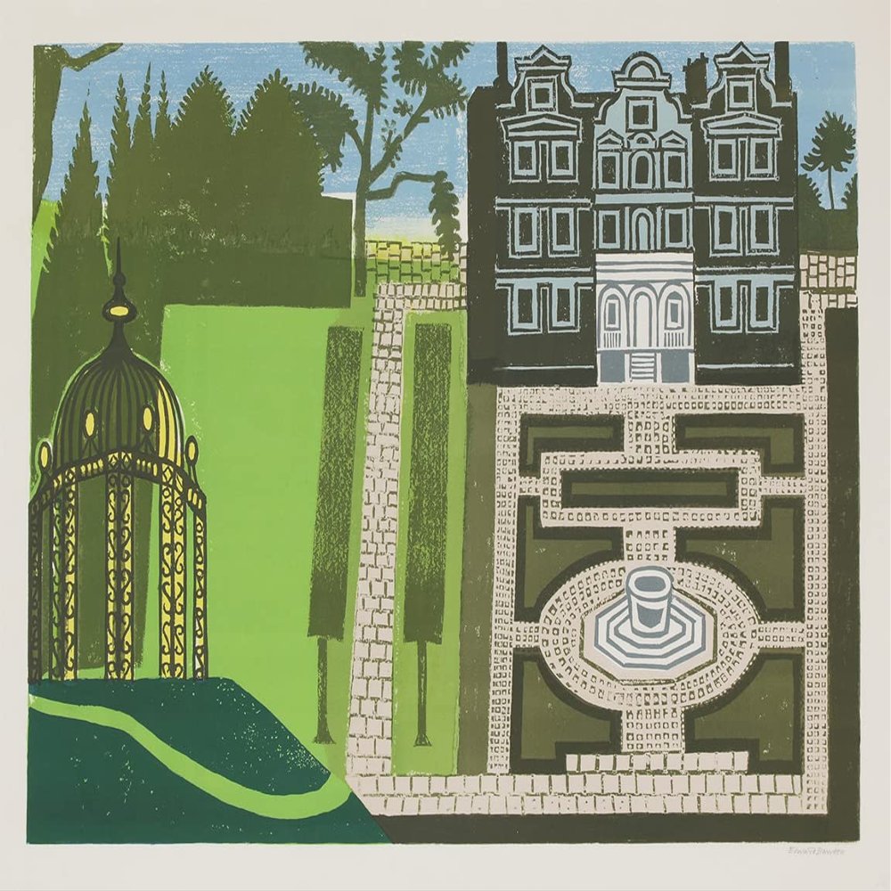 Edward Bawden : THE QUEEN'S GARDEN : Archival Quality Art Print