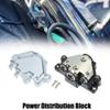 X AUTOHAUX 4 Gauge in 8 Gauge Out 3 Way Stereo AMP Power Ground Distribution Block for Car Audio Splitter Silver Tone view 2