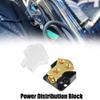 X AUTOHAUX 2pcs 0/2/4 Gauge in 4/8 Gauge Out 2 Way Stereo AMP Power Ground Distribution Block for Car Audio Splitter view 2