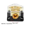 X AUTOHAUX 2pcs 0/2/4 Gauge in 4/8 Gauge Out 2 Way Stereo AMP Power Ground Distribution Block for Car Audio Splitter view 3