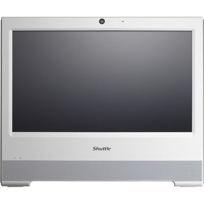 Shuttle XPC AIO X50V8 White Embedded Intel Celeron 5205U All-in-One Barebone PC, Fanless, IP54 Certified, VESA Compatible, No RAM, No HDD/SSD, No OS