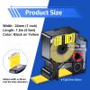 NineLeaf 20 Pack Compatible Labels Tape Replacement for Dymo 1805444 1 inch Black on Yellow Heat Shrink Tube Labels 24mm x 1.5m for Wires and Cables Use in Rhino 6000 6500 Label Maker view 2