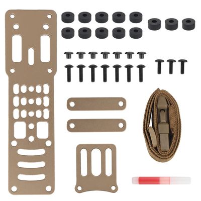 Tactical Sinking Holster Leg Hanging Extension Plate Adjustable Metal Modular Holster Adaptor Leg Drop Organizer