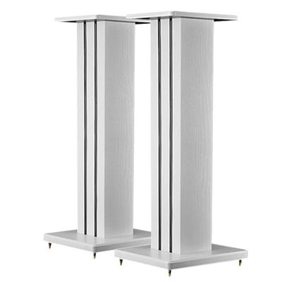 Audio Stand 1 Pair of Speaker Stands Floorstanding Speaker Stand Audio Universal Support Frame Audio Stand White Sandable Surround Sound Shelf (Color : White, Size : 23 * 30 * 80cm)