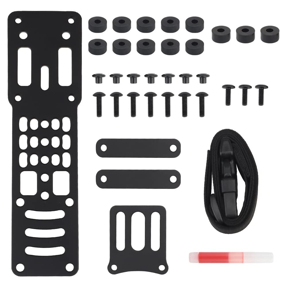 Tactical Sinking Holster Leg Hanging Extension Plate Adjustable Metal Modular Holster Adaptor Leg Drop Organizer